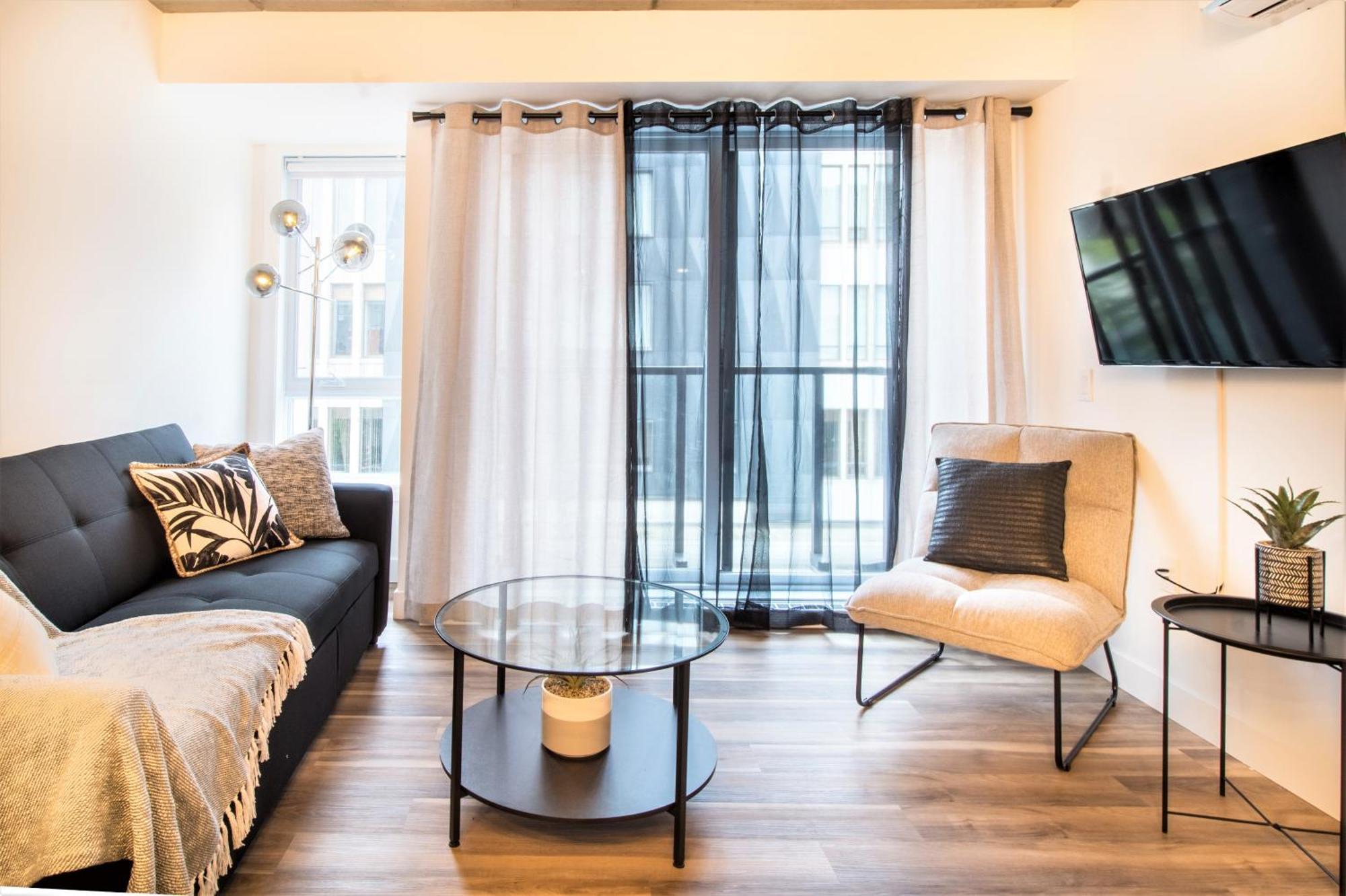 Condo Chic, Centre-Ville Piscine, Terrasse, Gym Québec Eksteriør bilde